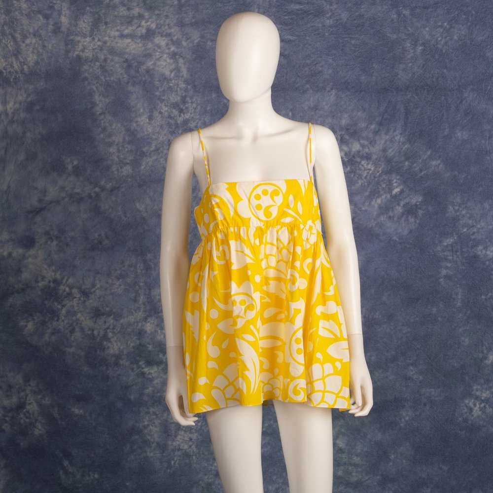 NWT Raey Yellow Floral Cotton Camisole